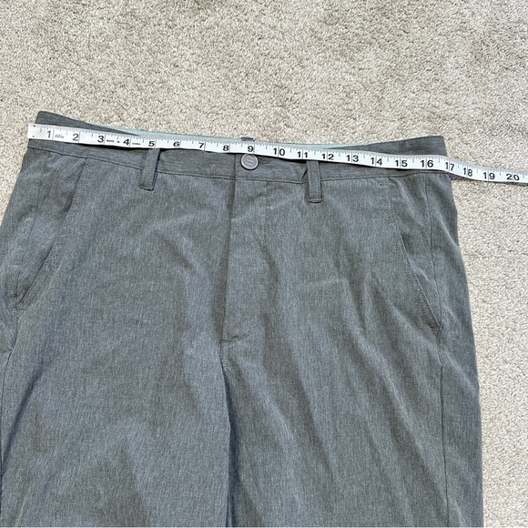 Free Fly Men’s Hybrid Shorts II 9” Performance Golf Fishing Heather Graphite 32 - Picture 12 of 16